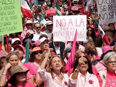 Marea Rosa reaparece y convoca marcha contra "el autoritarismo"