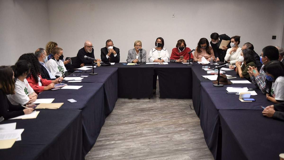 Diálogo de senadores con una comisión del CIDE