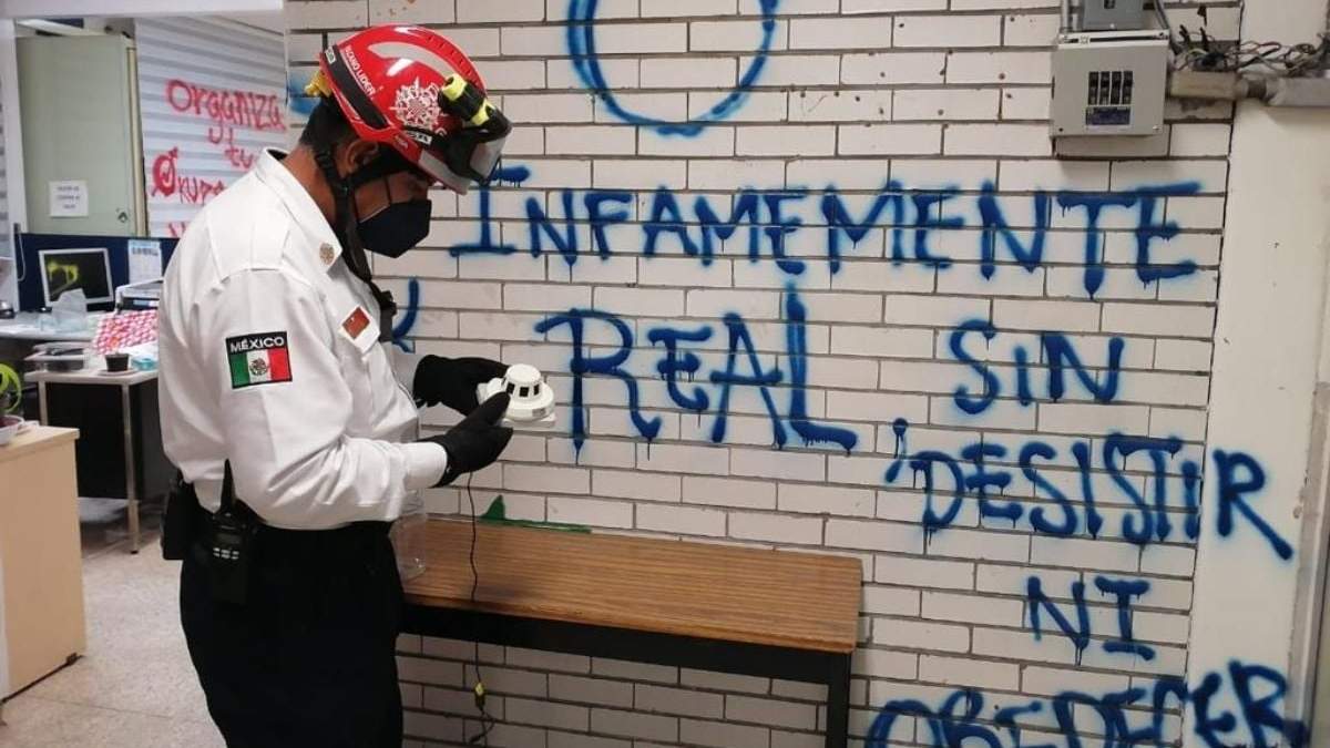 Los daños en el CCH Vallejo