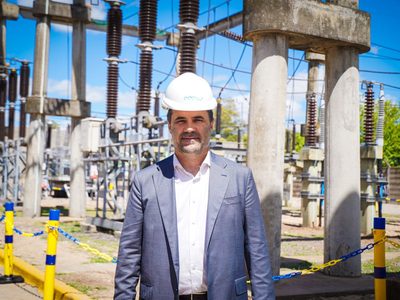 Darío Martínez inauguró obras de energía eléctrica en Ezeiza