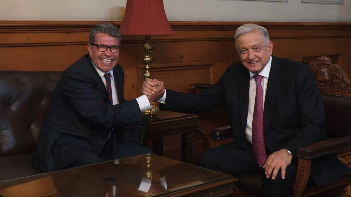 El senador morenista y el mandatario