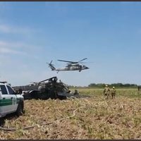 Helicóptero caído en operativo de captura a Caro Quintero se desplomó por falta de combustible: FGR
