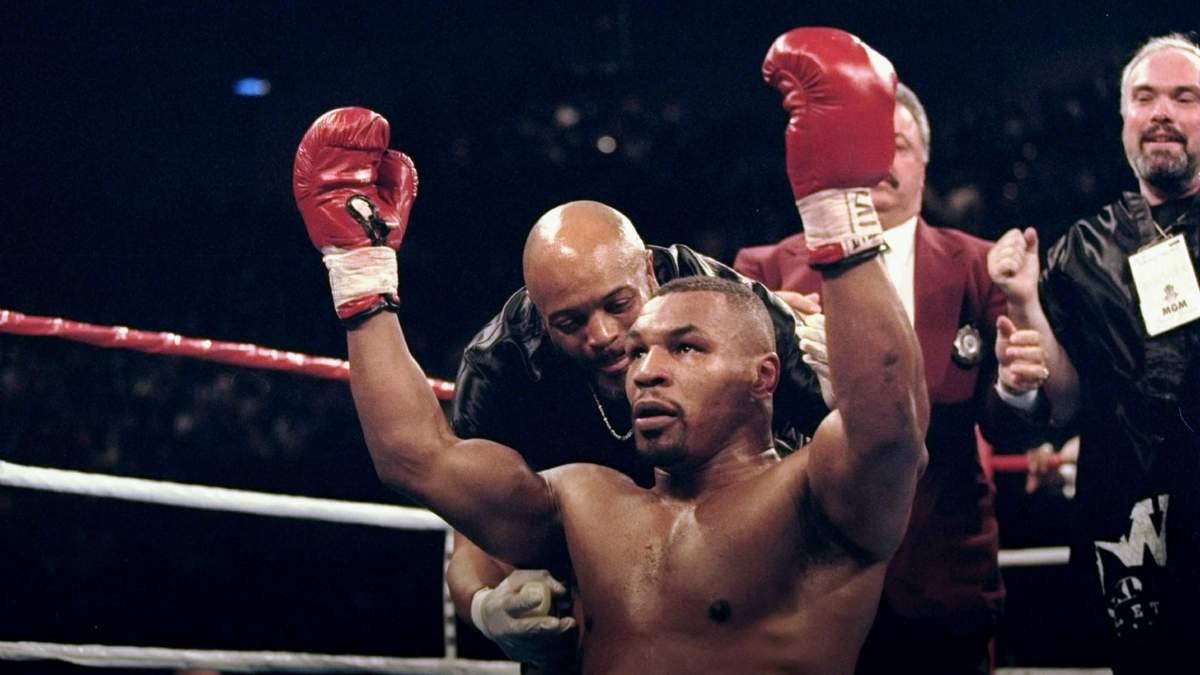 Mike Tyson cuando estaba activo. Fuente (Instagram)