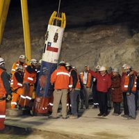 Unos mineros atrapados en China lograron enviar una nota a los socorristas
