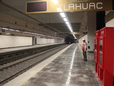 El servicio del tramo subterráneo de la Línea 12 del Metro fue suspendido