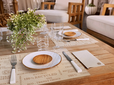 Individuales reciclados: así de hermosos quedan para sorprender a tus invitados en la próxima juntada