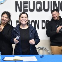 Elecciones en Rincón de los Sauces: Norma Sepúlveda votó confiada en lograr la reelección