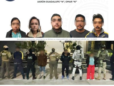 Caen cinco presuntos secuestradores vinculados a plagio y homicidio de funcionario de Cuernavaca