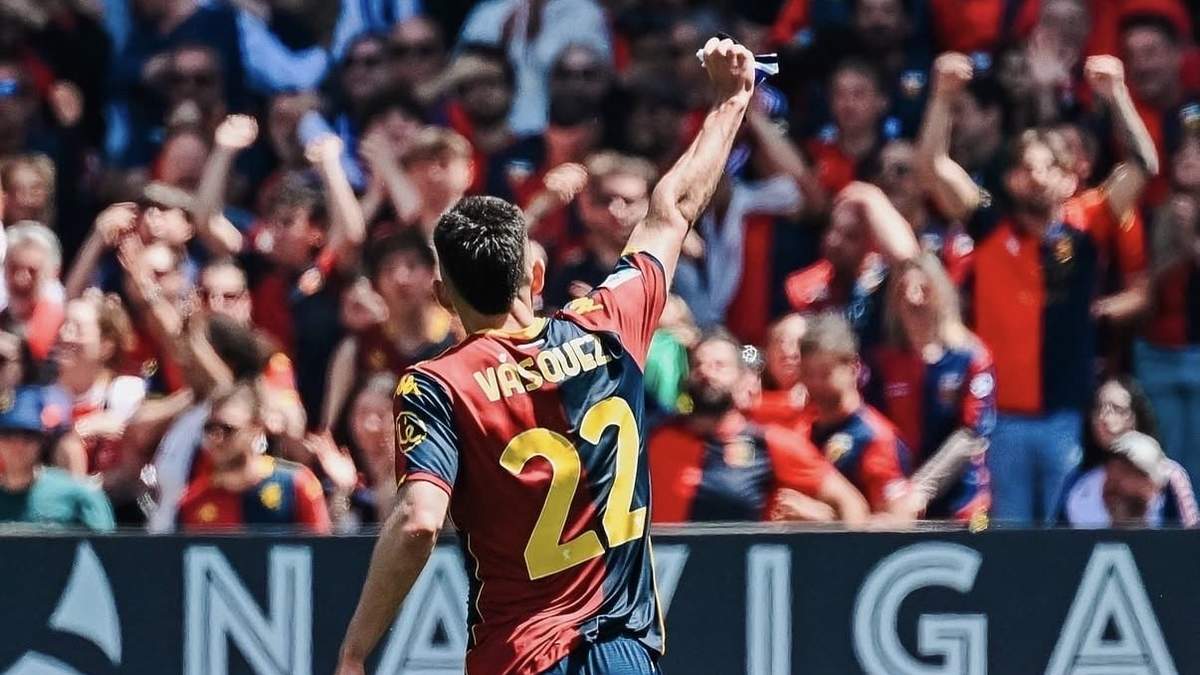 Johan Vásquez anotó gol en la derrota 2-1 del Milan vs. Genoa