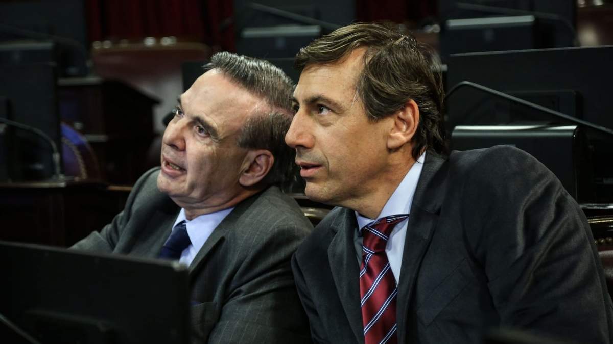 Miguel Ángel Pichetto y Luis Naidenoff, senadores opositores. Fuente: (Instagram)