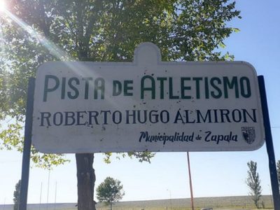 En Zapala, la Municipalidad habilitó la pista de atletismo “Roberto Almirón”