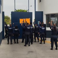 Agentes de la Guardia Civil inician un paro de labores de 48 horas en Michoacán