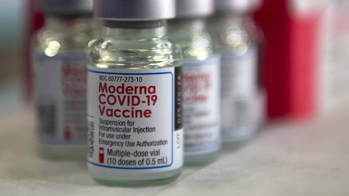 La vacuna contra el coronavirus de Moderna. Fuente: (Twitter)