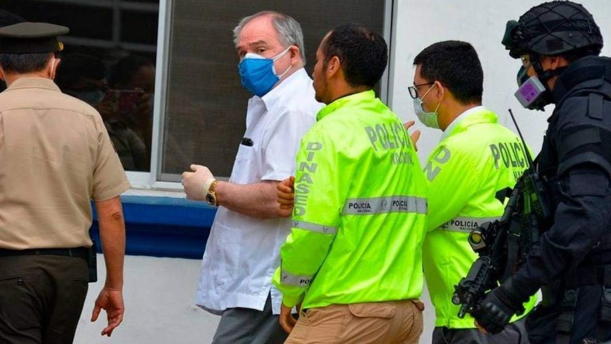 Abdalá Bucaram, en imagen cuando fue detenido en agosto de 2020