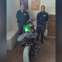 La Policía recuperó en Centenario una moto robada en la ciudad de Neuquén