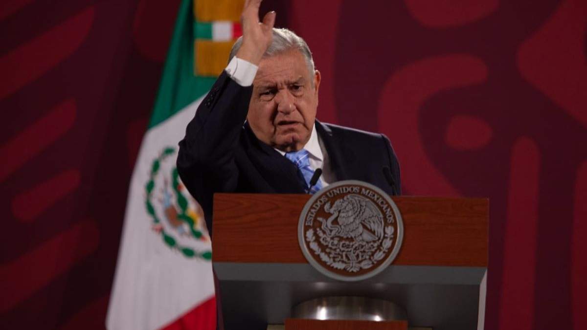 El presidente López Obrador en conferencia