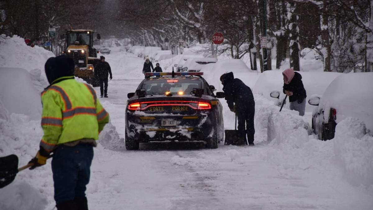 El apoyo policial en Buffalo