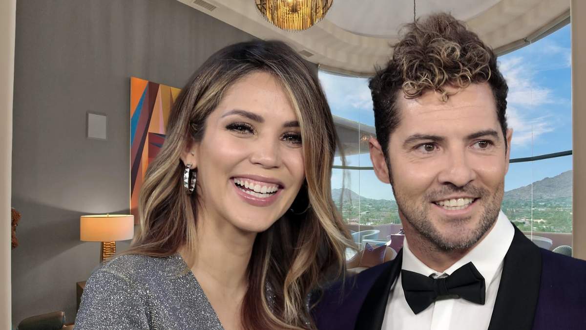 Rosanna Zanetti y David Bisbal. Fuente: (Minuto Neuquén)