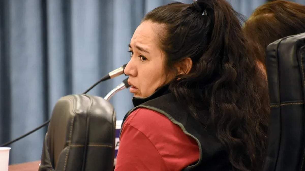 Yanina Calfín, condenada por el homicidio de su ex pareja, José Luis Correa. Fuente (Sebastián Fariña)