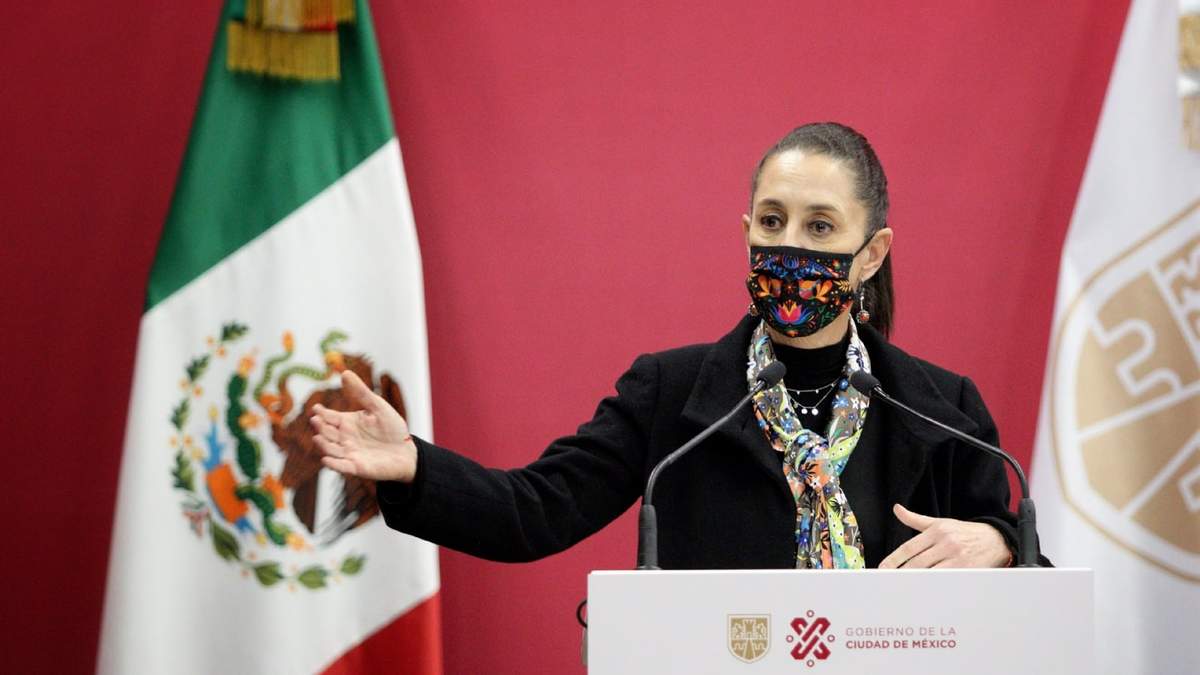 La mandataria durante la conferencia de este martes
