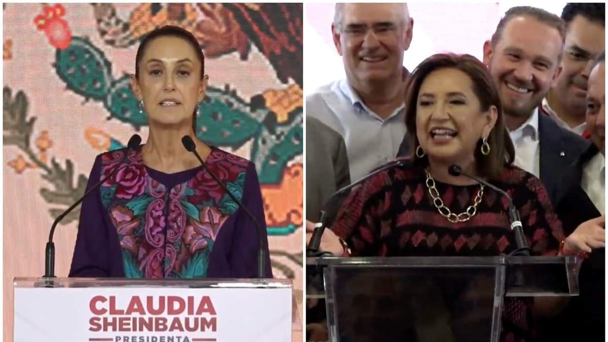 Sheinbaum y Gálvez