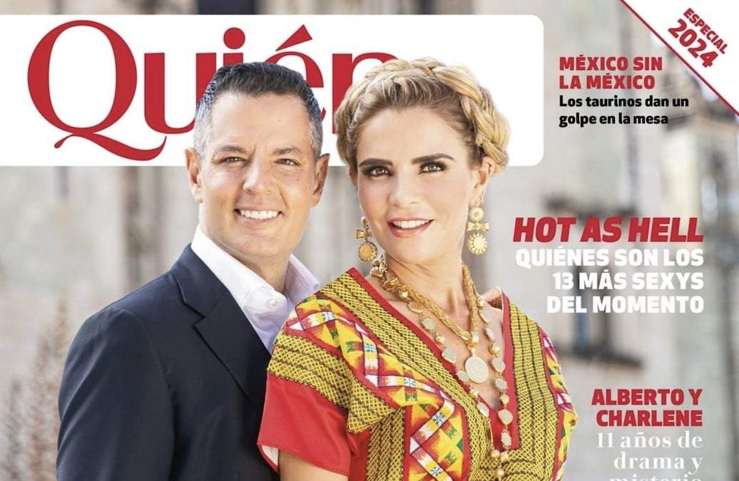 El gobernador de Oaxaca y su esposa en la portada
