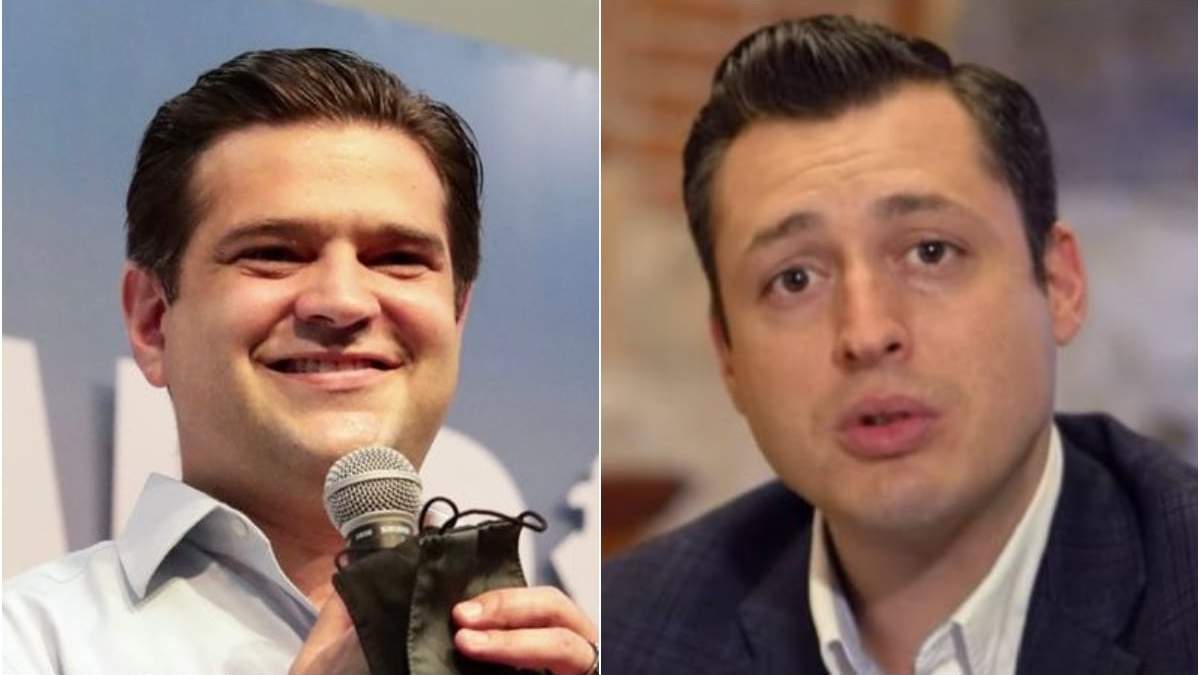 Francisco Cienfuegos y Luis Donaldo Colosio Riojas, candidatos a la alcaldía de Monterrey
