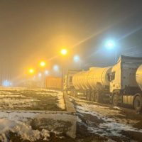 Caos en la Ruta 22 por el temporal de nieve: Más de 50 camiones varados en Cutral Co