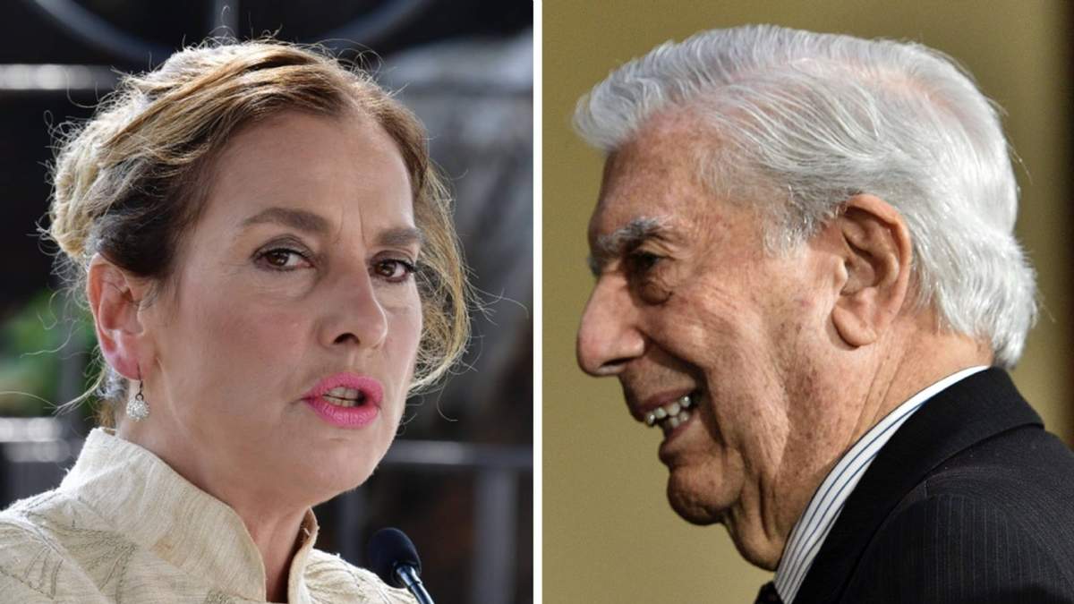 Beatriz Gutiérrez Müller y Mario Vargas Llosa
