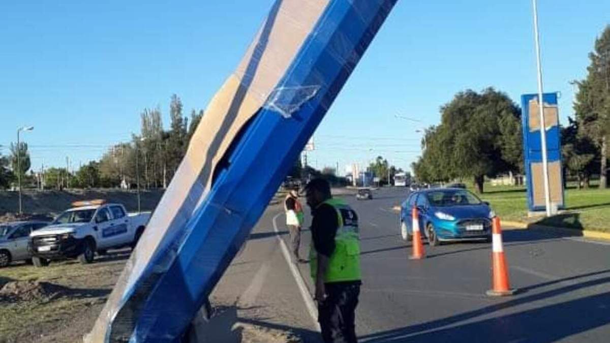 Tótem de velocidad. Fuente: (Twitter)