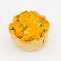 Tarta individual de calabaza y pollo: genial para esos días que no llegás con la plata y querés comer algo rico y sano