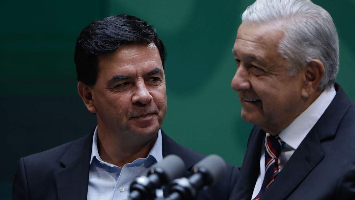 Jesús Ramírez Cuevas y el presidente López Obrador