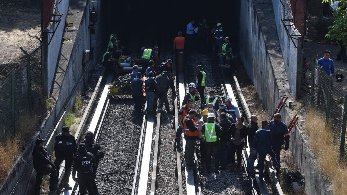 Línea 3 del Metro tras choque de vagones