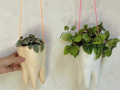 Sin gastar fortuna en un bazar: mirá esta idea tan genial y "low cost" para crear un portamacetas colgante