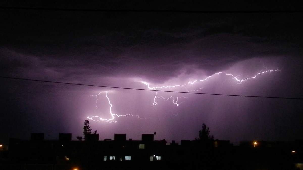 Tormenta eléctrica. Fuente: (Twitter)
