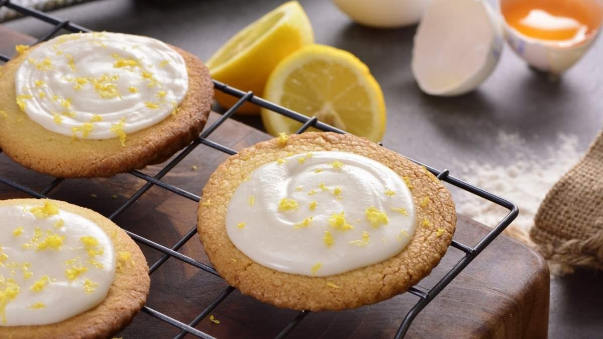 Galletas de limón. Fuente: (Instagram)