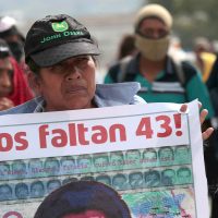 Claman por justicia a 23 meses de la desaparición de los normalistas de Ayotzinapa