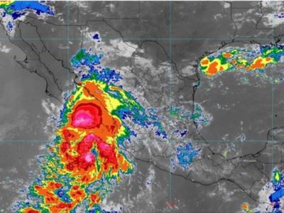 Se activa alerta en seis estados por la formación de la Tormenta Tropical Lorena
