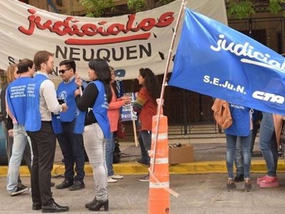 Trabajadores judiciales piden un bono de fin de año