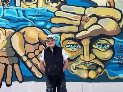 Reconocimiento para el artista plástico Alejandro Orlando de Zapala