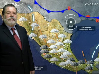 Lluvias muy fuertes e intensas con granizadas pegarán este martes a los siguientes estados