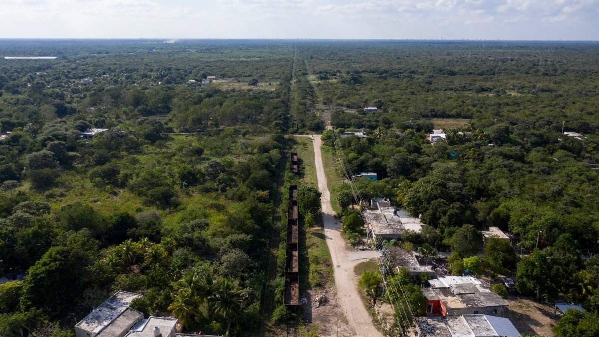 El trazo del Tren Maya