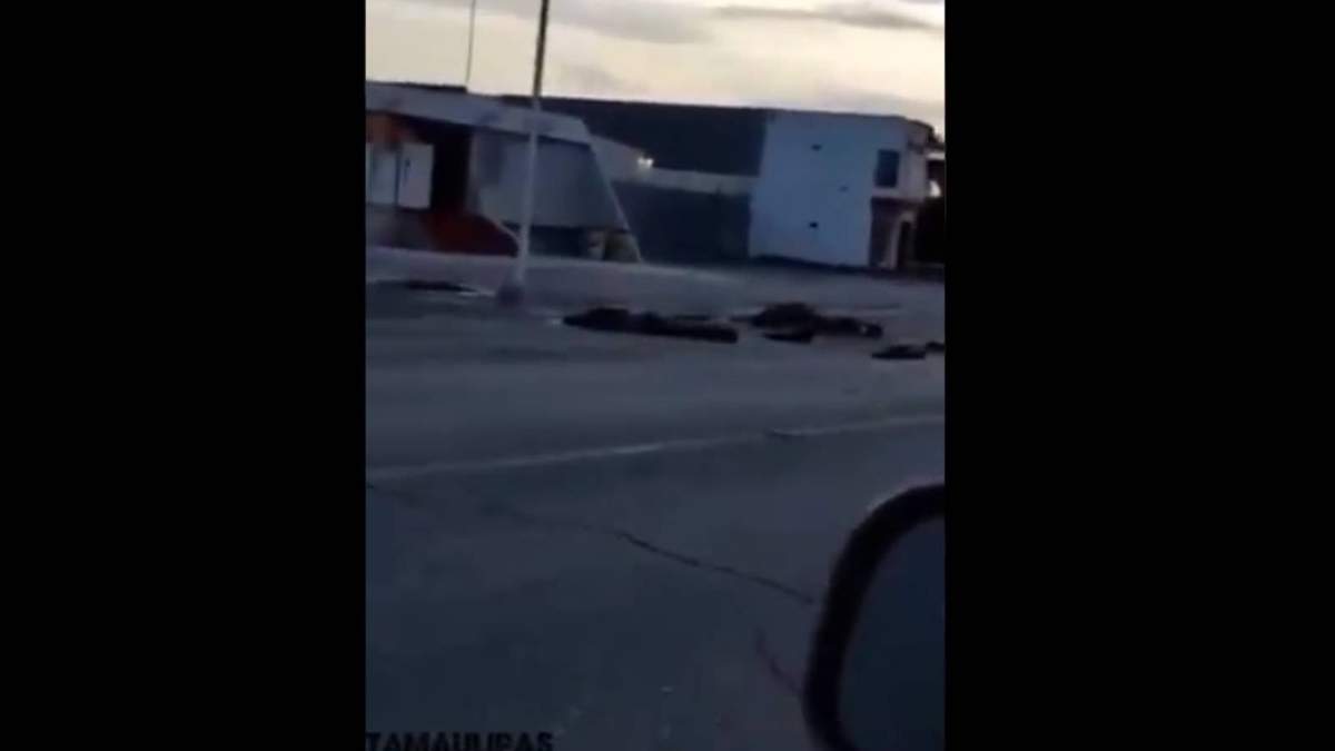 Nueve cuerpos fueron encontrados sobre la carretera que conecta los Guerra con Miguel Alemán