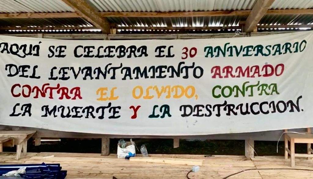 30 aniversario del levantamiento armado del EZLN
