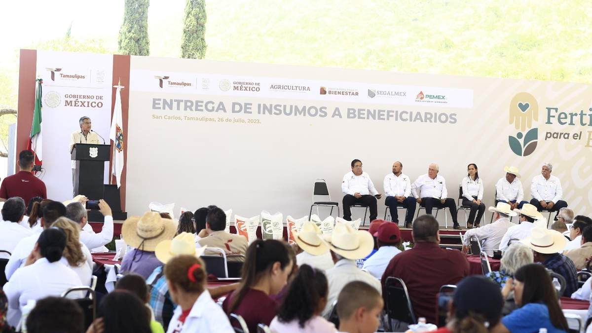 Inicia en Tamaulipas el programa de Fertilizantes para el Bienestar; beneficia a más de 10 mil productores