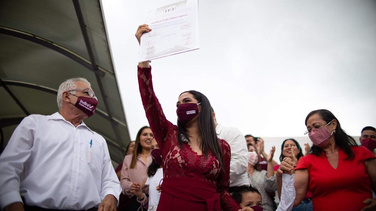 Indira Vizcaíno Silva ganó por Morena en la pasada elección estatal