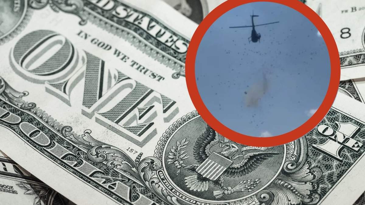 La familia de un empresario cumple última voluntad lanzand dinero en efectivo desde el cielo; las autoridades revisan si hubo violación de normas.