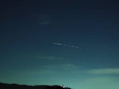 Fenómenos en el cielo: otro OVNI se dejó ver en La Patagonia