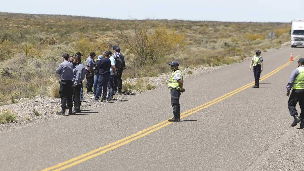 El cuerpo fue hallado entre la localidad de Roca y Casa de Piedra. Fuente: (Twitter)