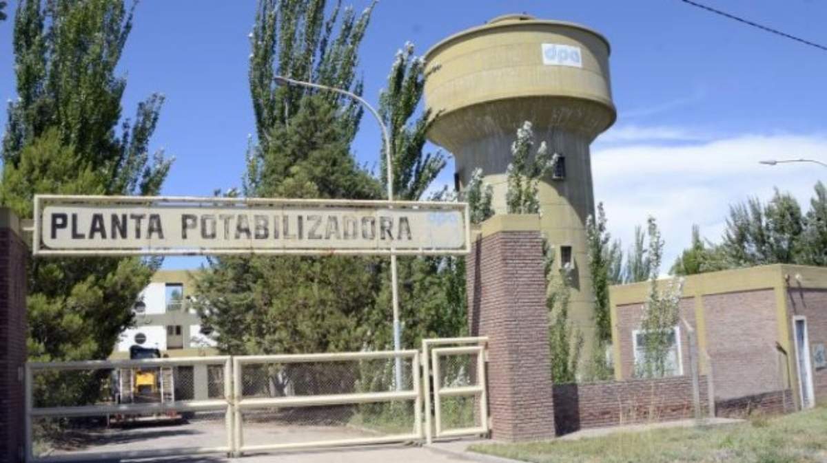 La Planta Potabilizadora de Cipoletti. Fuente: (Twitter)